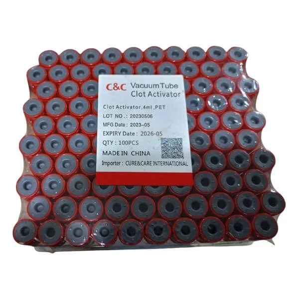 Blood Collection Tube 4mL Vacuum Tube 100Pcs